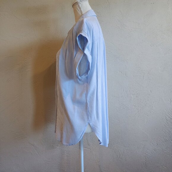 LOFT Stripped Button Up - Picture 5 of 6